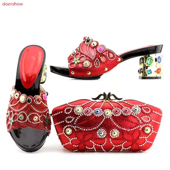 doershow good Looking African Women Matching Italian Shoe and Bag Set Italian Shoe with Matching Bag for Wedding DA1-6
doershow good Looking African Women Matching Italian Shoe and Bag Set Italian Shoe with Matching Bag for Wedding DA1-6