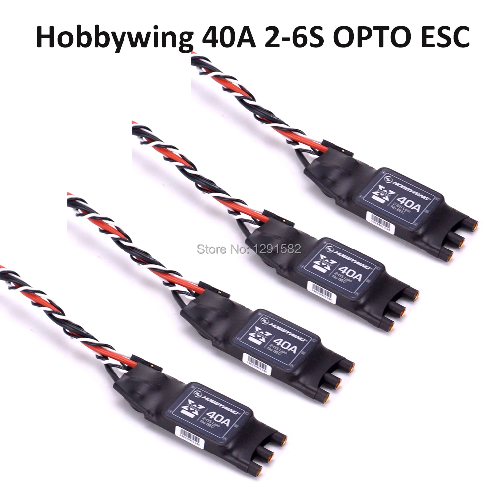 Hobbywing XRotor 40A 2-6S OPTO NO BEC Brushless ESC for RC Quadcopter Multicopters
Hobbywing XRotor 40A 2-6S OPTO NO BEC Brushless ESC for RC Quadcopter Multicopters