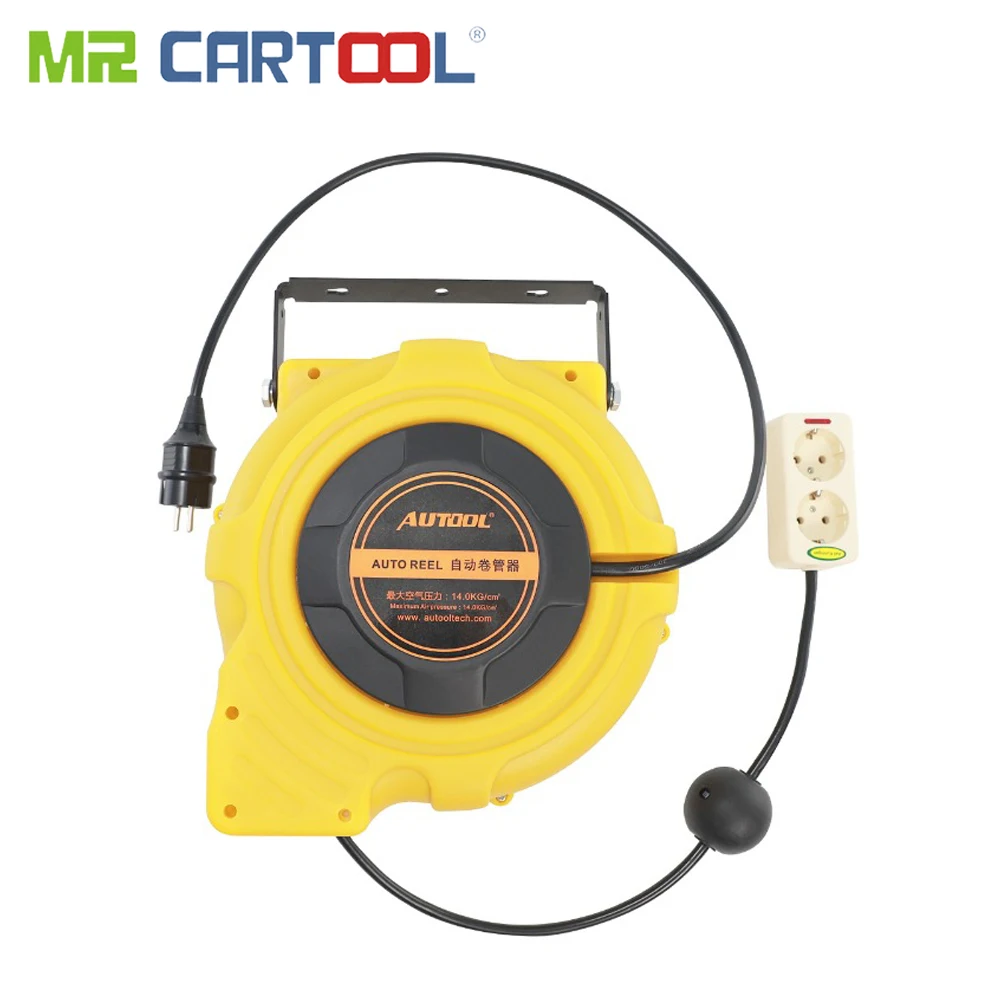 Mr Cartool 15m Strip 220V Automotive Electric Power Supply Auto Reel Automatic Retractable Reels Winder Car Workshop Store Tool
Mr Cartool 15m Strip 220V Automotive Electric Power Supply Auto Reel Automatic Retractable Reels Winder Car Workshop Store Tool