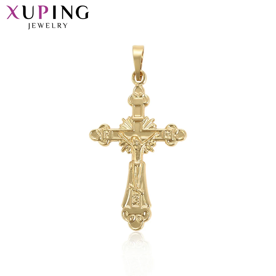Xuping Classic Fashion Jesus Seris High Quality Pendant Cross for Neutral Jewelry Cyber Monday Gifts 34514 | Украшения и