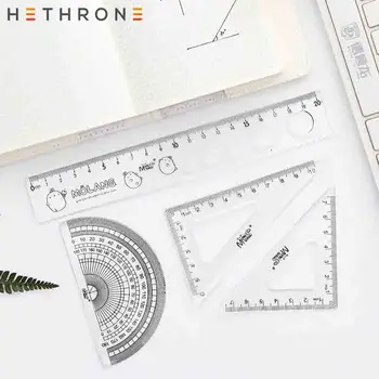 Hethrone 4Pcs/set Flamingo Student Drawing Rulers Triangular Protractor Straightedge Maths Stationery Tools Painting Suit
Hethrone 4Pcs/set Flamingo Student Drawing Rulers Triangular Protractor Straightedge Maths Stationery Tools Painting Suit