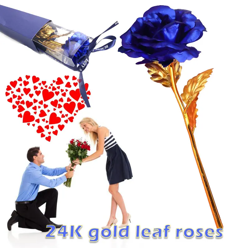 Emulational Flower 24K Gold Foil Rose Gold Foil Paper Floral Gift Artificial Rose Mother'S Day Decorating Blue Elegant Ornament
Emulational Flower 24K Gold Foil Rose Gold Foil Paper Floral Gift Artificial Rose Mother'S Day Decorating Blue Elegant Ornament
