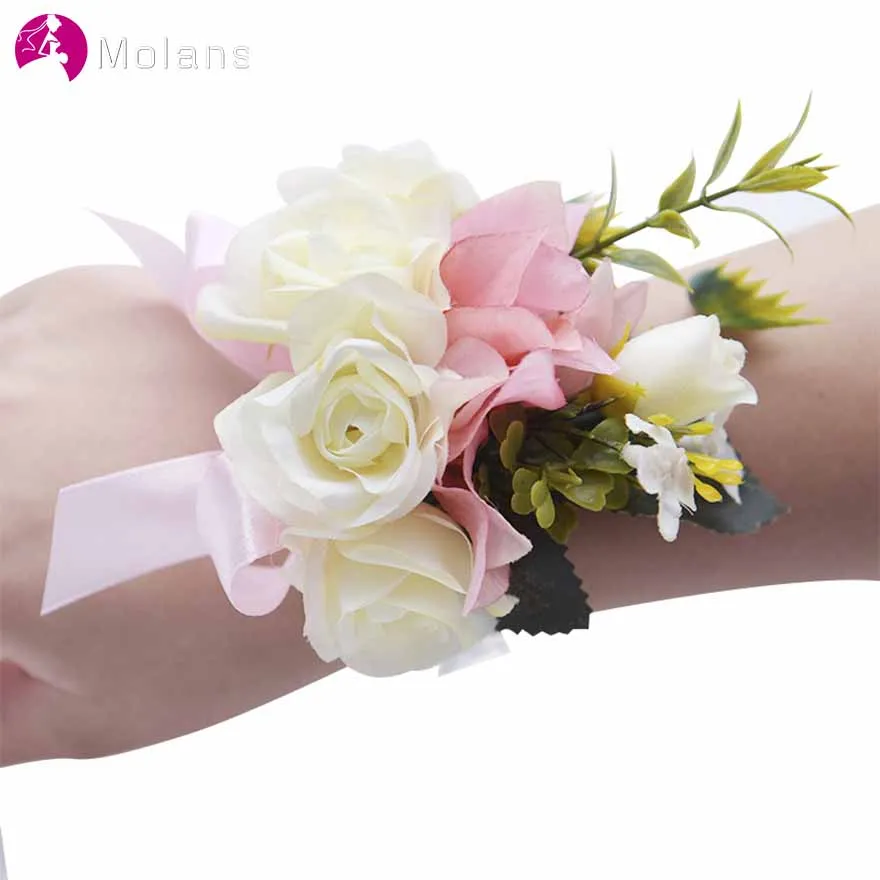 MOLANS Gorgeous Artificial Flower Bridal Bridesmaids Corsages for Wedding Simple Small Floral with Color Ribbons Prom Bracelet
MOLANS Gorgeous Artificial Flower Bridal Bridesmaids Corsages for Wedding Simple Small Floral with Color Ribbons Prom Bracelet