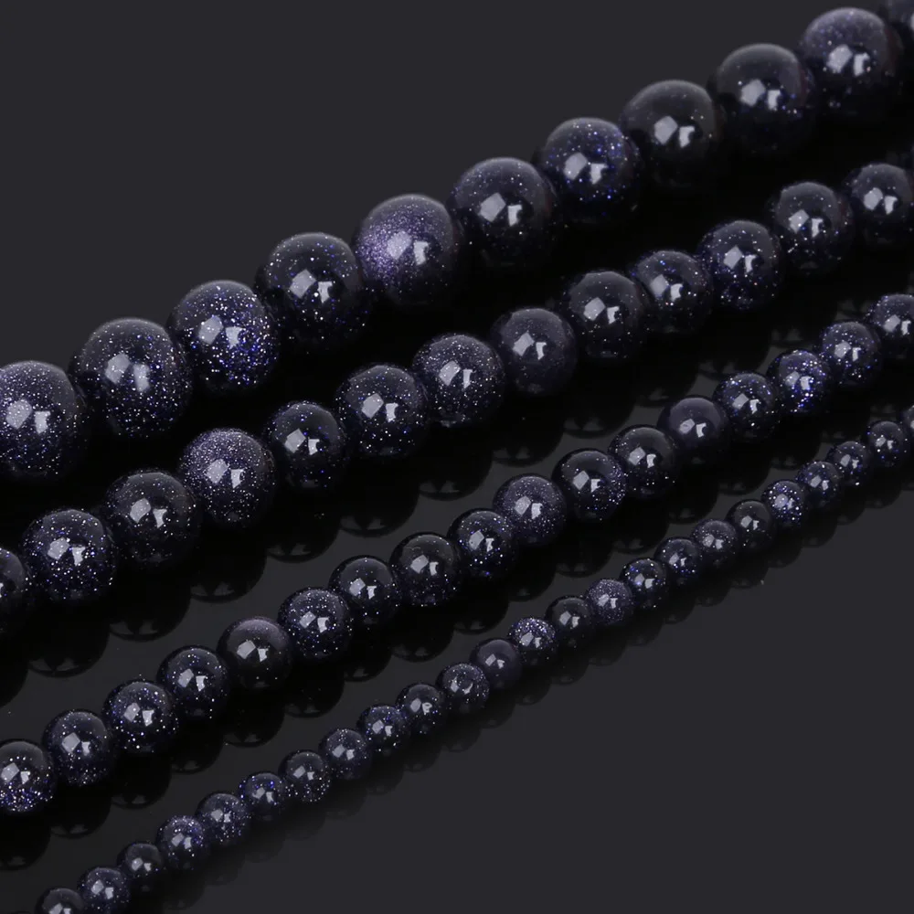 Hot Fashion Select Size 4/6/8/10mm Gorgeous Smooth Gold Sand/Blue Sand Loose Beads For DIY Bracelets & Necklaces Jewelry Making
Hot Fashion Select Size 4/6/8/10mm Gorgeous Smooth Gold Sand/Blue Sand Loose Beads For DIY Bracelets & Necklaces Jewelry Making