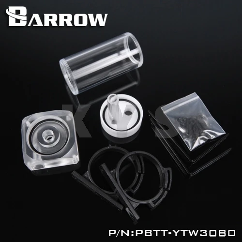Barrow PMMA DDC Pump Integration Reservoir Mod Kit PBTT-YTW3080 Top Cover
Barrow PMMA DDC Pump Integration Reservoir Mod Kit PBTT-YTW3080 Top Cover