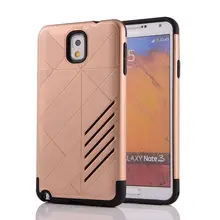 High Quality Armor Shockproof Soft Silicon Hard PC Combo Cover For Samsung Galaxy Note 3 N900 N9000 N9005 Case Capa Funda Coque