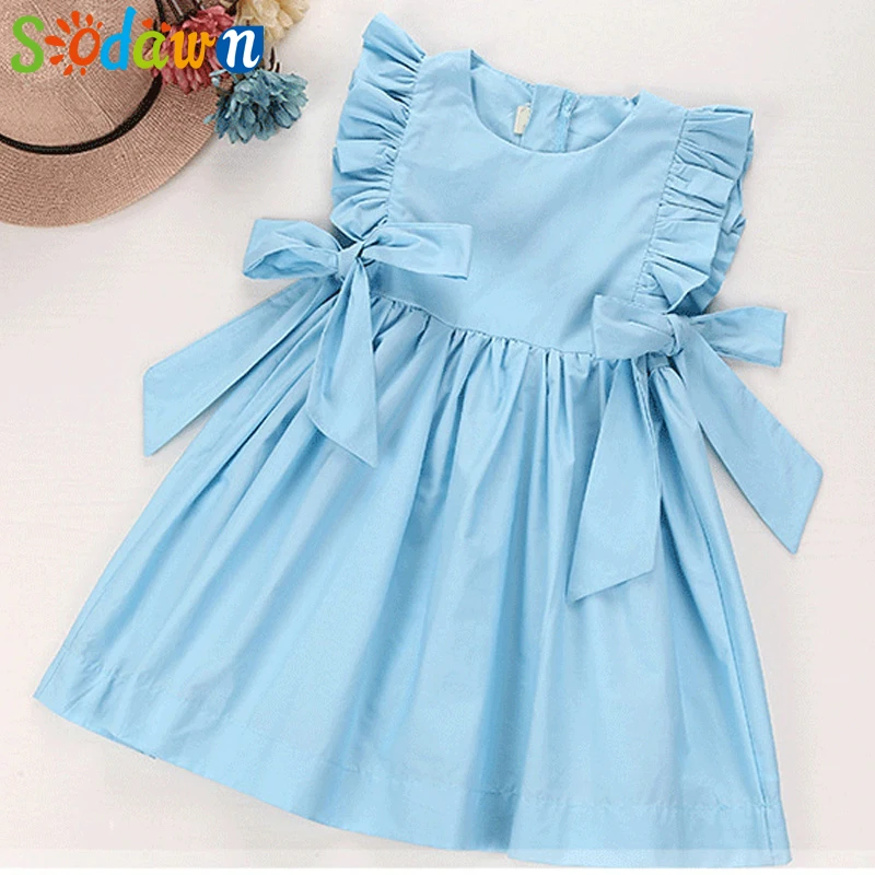 Sodawn Kids Dresses For Girls Fashion Ruffle Sleevele Princess Frocks Big-Bow Princess Dress Girls Summer Dresses
Sodawn Kids Dresses For Girls Fashion Ruffle Sleevele Princess Frocks Big-Bow Princess Dress Girls Summer Dresses