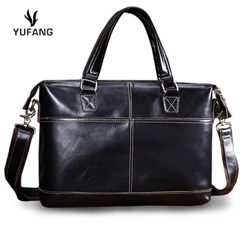 YUFANG Men Briefcase Vintage Handbag Men Genuine Leather Messenger Bag Male Tote Trendy Laptop Bag Big Shoulder Bag Men
YUFANG Men Briefcase Vintage Handbag Men Genuine Leather Messenger Bag Male Tote Trendy Laptop Bag Big Shoulder Bag Men