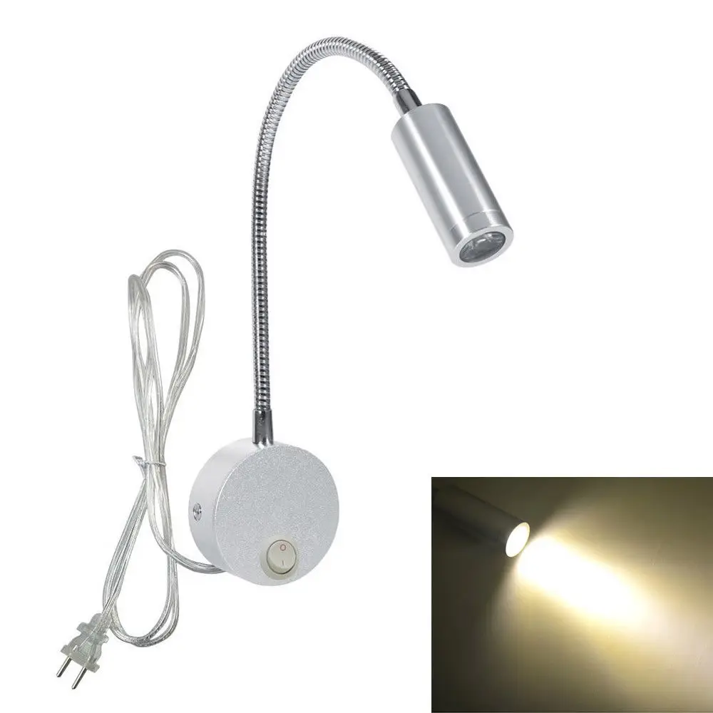 ANTINIYA Book Lights adjustable Flexible Home Hotel Bedside Reading Wall Light 3W LED Hoses Wall Lamp Aluminum LED Bulbs
ANTINIYA Book Lights adjustable Flexible Home Hotel Bedside Reading Wall Light 3W LED Hoses Wall Lamp Aluminum LED Bulbs