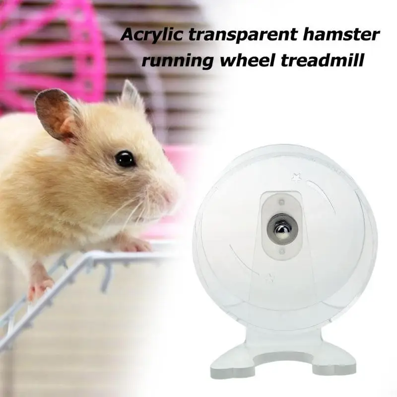 Transparent Hamster Running Wheel Treadmill Small Pet Toys Silent Running Wheels Non-Toxic Plastic Steel Silent Bearing Diameter
Transparent Hamster Running Wheel Treadmill Small Pet Toys Silent Running Wheels Non-Toxic Plastic Steel Silent Bearing Diameter