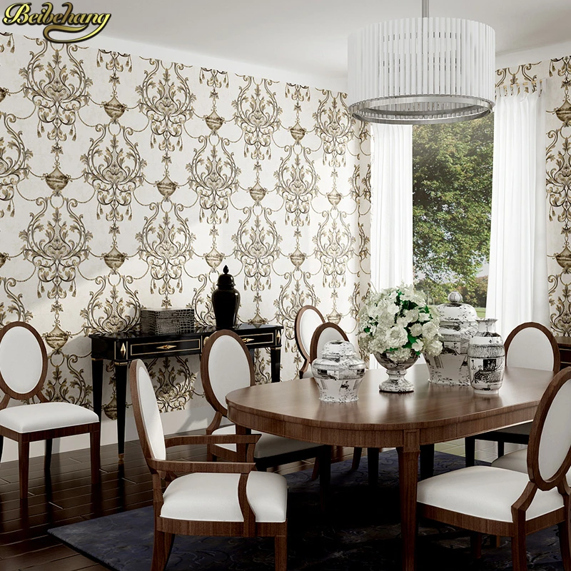 beibehang European embossed retro Non-woven wall paper roll 3d Luxury Damask wallpapers for living room decoration TV background
beibehang European embossed retro Non-woven wall paper roll 3d Luxury Damask wallpapers for living room decoration TV background