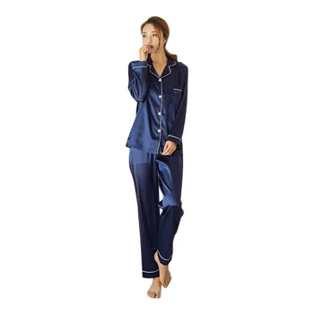 Plus Size 5XL Women Satin Pajamas Set Long Sleeve Sleepwear Solid Nightgown Pajamas Suit Female Sleep 2 Piece Set Loungewear
Plus Size 5XL Women Satin Pajamas Set Long Sleeve Sleepwear Solid Nightgown Pajamas Suit Female Sleep 2 Piece Set Loungewear