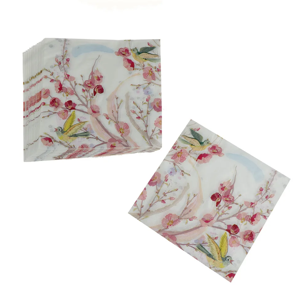 20pcs Printed Flower Paper Napkins For Wedding And Party Decoration Tissue Fabric Decoupage Primary Wood Pulp Napkin 30*30cm
20pcs Printed Flower Paper Napkins For Wedding And Party Decoration Tissue Fabric Decoupage Primary Wood Pulp Napkin 30*30cm