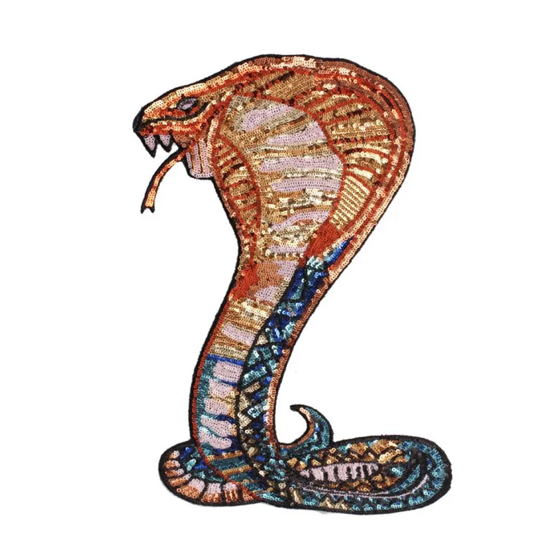 1 Piece Large Size Iron On Embroidered Snake Patches Sequins Applique Embroidery Big Patches For Jacket Clothing Parches
1 Piece Large Size Iron On Embroidered Snake Patches Sequins Applique Embroidery Big Patches For Jacket Clothing Parches