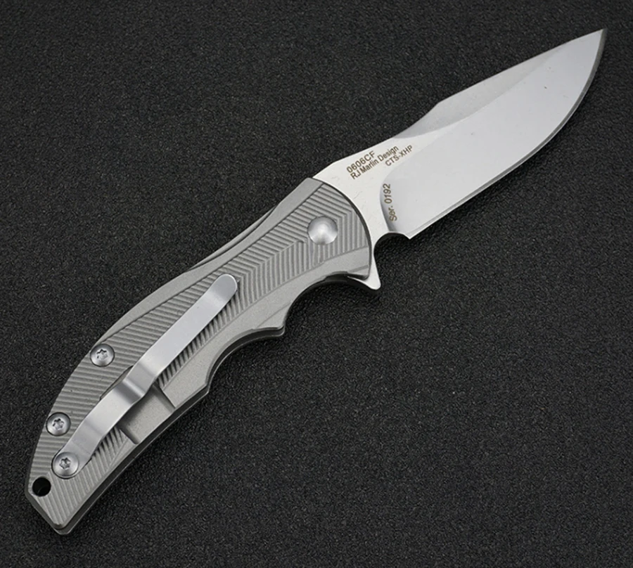 ZT0606 Utility folding knife D2 blade TC4 Titanium alloy handle ball bearing pocket outdoor camping knives EDC tool Leather Shea
ZT0606 Utility folding knife D2 blade TC4 Titanium alloy handle ball bearing pocket outdoor camping knives EDC tool Leather Shea