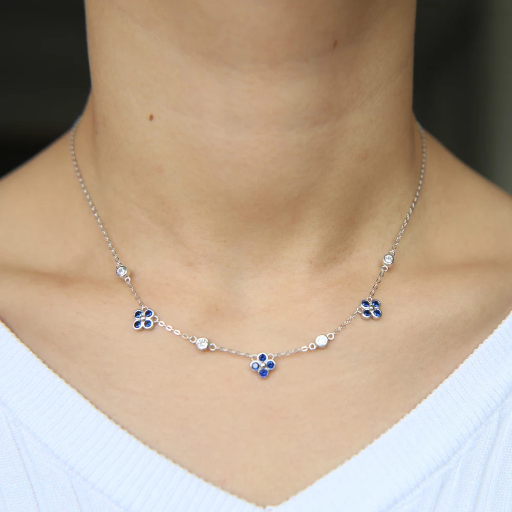 black friday 925 fine silver delicate multi layer necklace paved white blue cz flower pendant charm jewelry for women wedding
black friday 925 fine silver delicate multi layer necklace paved white blue cz flower pendant charm jewelry for women wedding
