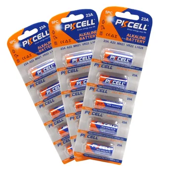20pcs/4card PKCELL 12V 23A Battery Bateria 23A Alkaline Battery 23A 12V Batteries
20pcs/4card PKCELL 12V 23A Battery Bateria 23A Alkaline Battery 23A 12V Batteries