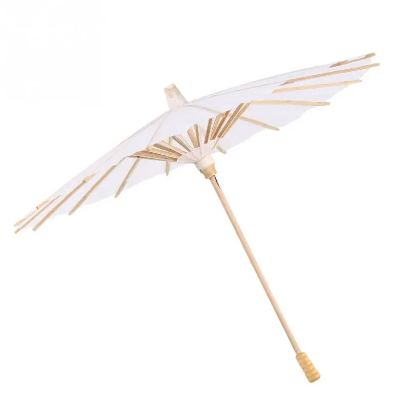 Бумажный Зонтик Свадебные украшения белого цвета зонтик декоративный