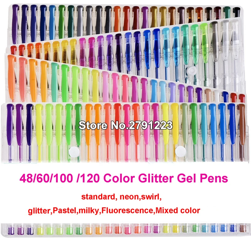 48/60/100/120 Children Colors Art Gel Pens Set Refills Gel Ink Pen Metallic Pastel Neon Glitter Sketch Drawing Color Pen
48/60/100/120 Children Colors Art Gel Pens Set Refills Gel Ink Pen Metallic Pastel Neon Glitter Sketch Drawing Color Pen