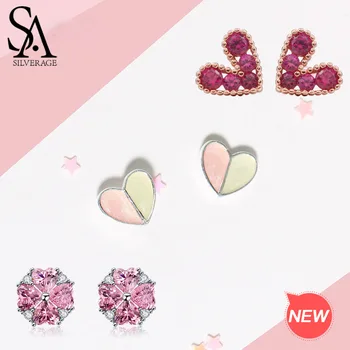 SA SILVERAGE 925 Sterling Silver Heart Stud Earrings for Woman 925 Silver 3-pieces Earrings Sets Lovely AAA Zirconia Earrings
SA SILVERAGE 925 Sterling Silver Heart Stud Earrings for Woman 925 Silver 3-pieces Earrings Sets Lovely AAA Zirconia Earrings