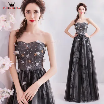 2020 New Fashion Evening Dresses A-line Sweetheart Flowers Beaded Elegant Black Long Formal Dress Vestido De Festa JK36
2020 New Fashion Evening Dresses A-line Sweetheart Flowers Beaded Elegant Black Long Formal Dress Vestido De Festa JK36
