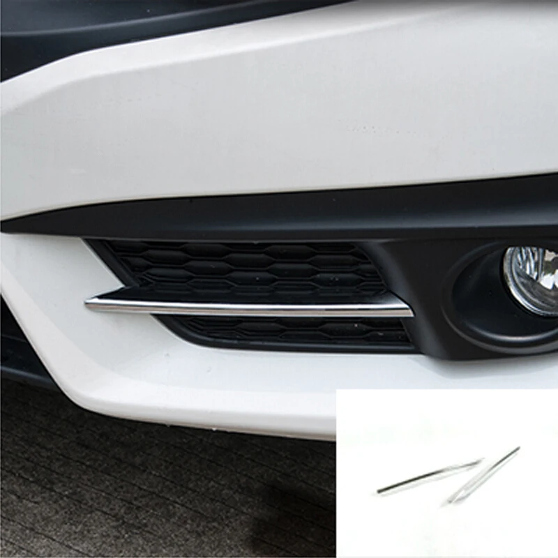 For Honda Civic 2016 2017 2018 ABS Plastic Chrome Front Fog Light Eyelid Eyebrow Cover Trim Foglight Lamp Exterior Protective
For Honda Civic 2016 2017 2018 ABS Plastic Chrome Front Fog Light Eyelid Eyebrow Cover Trim Foglight Lamp Exterior Protective