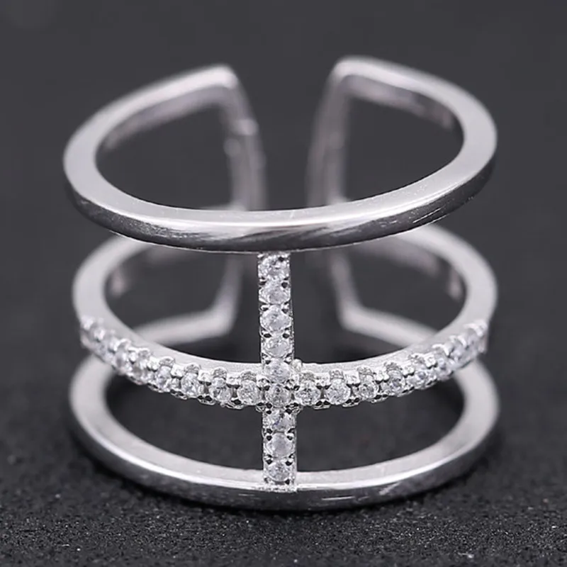 Multilayer Crystal Cross Finger Ring for Men Women Party Punk Retro Rings Silver Color Jewelry Rock Anel Birthday Stone Gifts
Multilayer Crystal Cross Finger Ring for Men Women Party Punk Retro Rings Silver Color Jewelry Rock Anel Birthday Stone Gifts