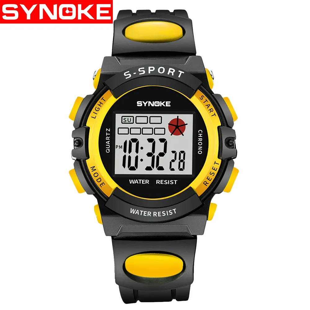 SYNOKE 2019 New Arrival Fashion Sports Kids Watches Blue Alarm 12/24 LED Lights Digital Wristwatches for Boys Girls Students
SYNOKE 2019 New Arrival Fashion Sports Kids Watches Blue Alarm 12/24 LED Lights Digital Wristwatches for Boys Girls Students