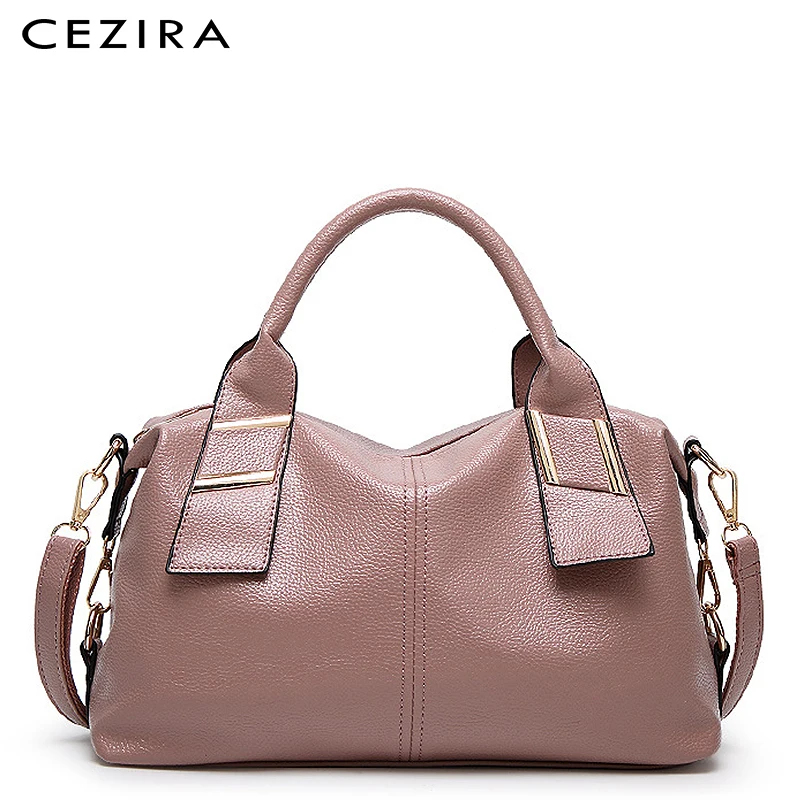 CEZIRA Luxury Vegan Leather Shoulder Bags for Women Fashion Boston Bag Soft Casual Tote Bag Ladies Handbags Messenger&Cross body
CEZIRA Luxury Vegan Leather Shoulder Bags for Women Fashion Boston Bag Soft Casual Tote Bag Ladies Handbags Messenger&Cross body