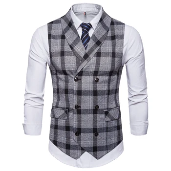 Fashion Suit Vest Men Formal Dress Vest Colete Masculino Herringbone Gilet Fitness Sleeveless Jacket Wedding Waistcoat Men 4XL
Fashion Suit Vest Men Formal Dress Vest Colete Masculino Herringbone Gilet Fitness Sleeveless Jacket Wedding Waistcoat Men 4XL