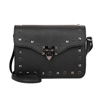 Small bag 2019 new Korean version of the ladies casual wild shoulder bag rivet solid color small square bag PU Messenger bag
Small bag 2019 new Korean version of the ladies casual wild shoulder bag rivet solid color small square bag PU Messenger bag