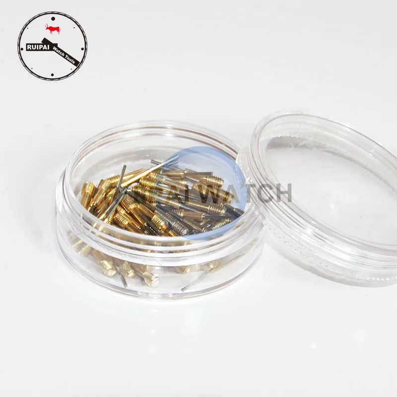 Wholesale 50pcs/box High hardness Watchband Removal Tool Pins sticker replacement for watchmakers 
Wholesale 50pcs/box High hardness Watchband Removal Tool Pins sticker replacement for watchmakers
