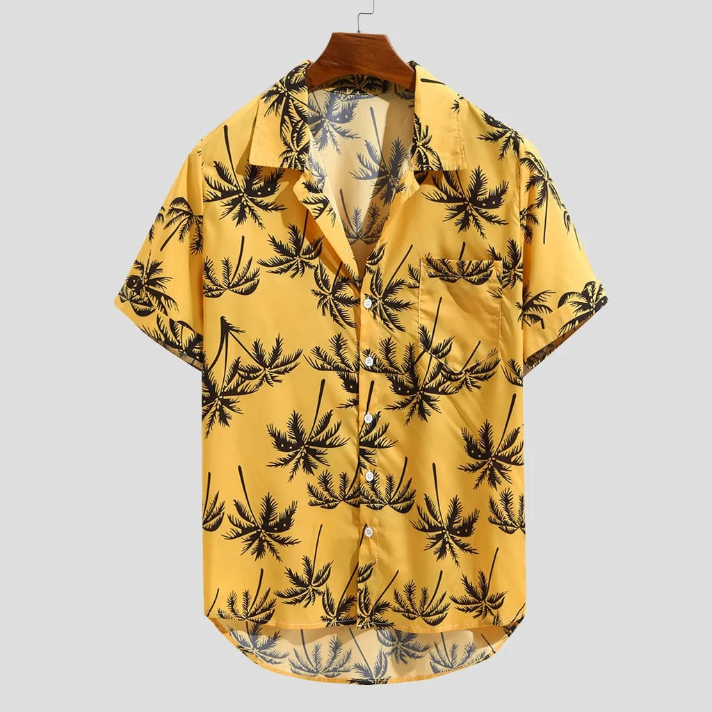 Summer Mens shirt Hawaiian Printed Loose Beachwear Short Sleeve shirt Casual Buttons Shirt Men streetwear camisa masculina 2019
Summer Mens shirt Hawaiian Printed Loose Beachwear Short Sleeve shirt Casual Buttons Shirt Men streetwear camisa masculina 2019