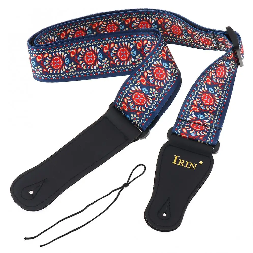 Adjustable Colorful Printing Guitar Strap with National Style Flowers Pattern for Acoustic Electric Bass Guitar
Adjustable Colorful Printing Guitar Strap with National Style Flowers Pattern for Acoustic Electric Bass Guitar
