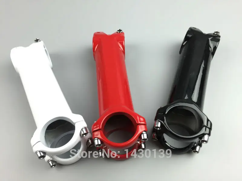 New white red road bicycle 3D forged aluminum alloy stem lightest mountain bike stems MTB parts 6 angle 31.8*60-120mm Free ship
New white red road bicycle 3D forged aluminum alloy stem lightest mountain bike stems MTB parts 6 angle 31.8*60-120mm Free ship