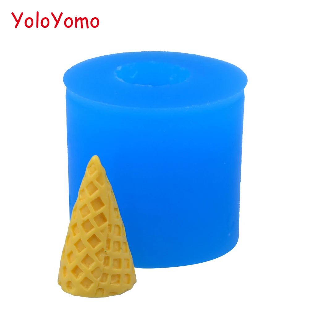 X142YL 13mm 3D Ice Cream Cone Silicone Mold - Fondant, Cake Decoration, Candy, Cookie Biscuit, DIY Handmade, Resin Fimo Clay Wax
X142YL 13mm 3D Ice Cream Cone Silicone Mold - Fondant, Cake Decoration, Candy, Cookie Biscuit, DIY Handmade, Resin Fimo Clay Wax