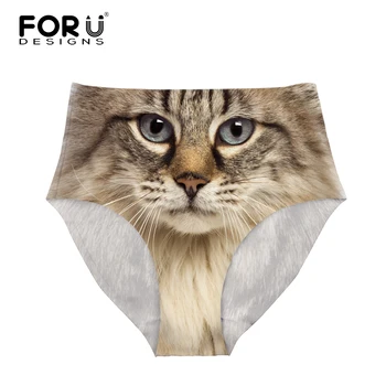 FORUDESIGNS New Women Sexy Panties High Waist Panties 3D Animal Cat Print Underwear Breathable Body Shaping Briefs Culotte Femme
FORUDESIGNS New Women Sexy Panties High Waist Panties 3D Animal Cat Print Underwear Breathable Body Shaping Briefs Culotte Femme