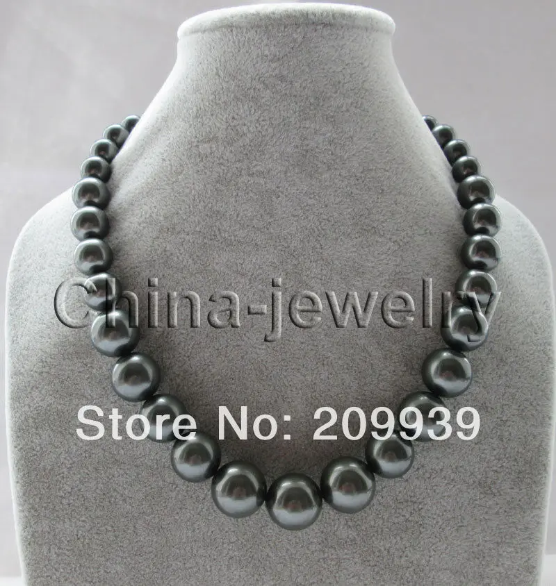 huij 003540 17.5 " 8-16-8mm peacock green perfect round south sea shell pearl necklace
huij 003540 17.5 " 8-16-8mm peacock green perfect round south sea shell pearl necklace
