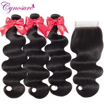 Cynosure Peruvian Hair Bundles with Closure Double Weft Body Wave Bundles with Closure Remy Human Hair 3 Bundles with Closure
Cynosure Peruvian Hair Bundles with Closure Double Weft Body Wave Bundles with Closure Remy Human Hair 3 Bundles with Closure