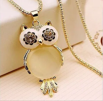 Opal strass animal owl/coruja/buho/hibou pendant long necklace Women accessories wholesale/joyeria/bisuteria/collier femme/colar
Opal strass animal owl/coruja/buho/hibou pendant long necklace Women accessories wholesale/joyeria/bisuteria/collier femme/colar