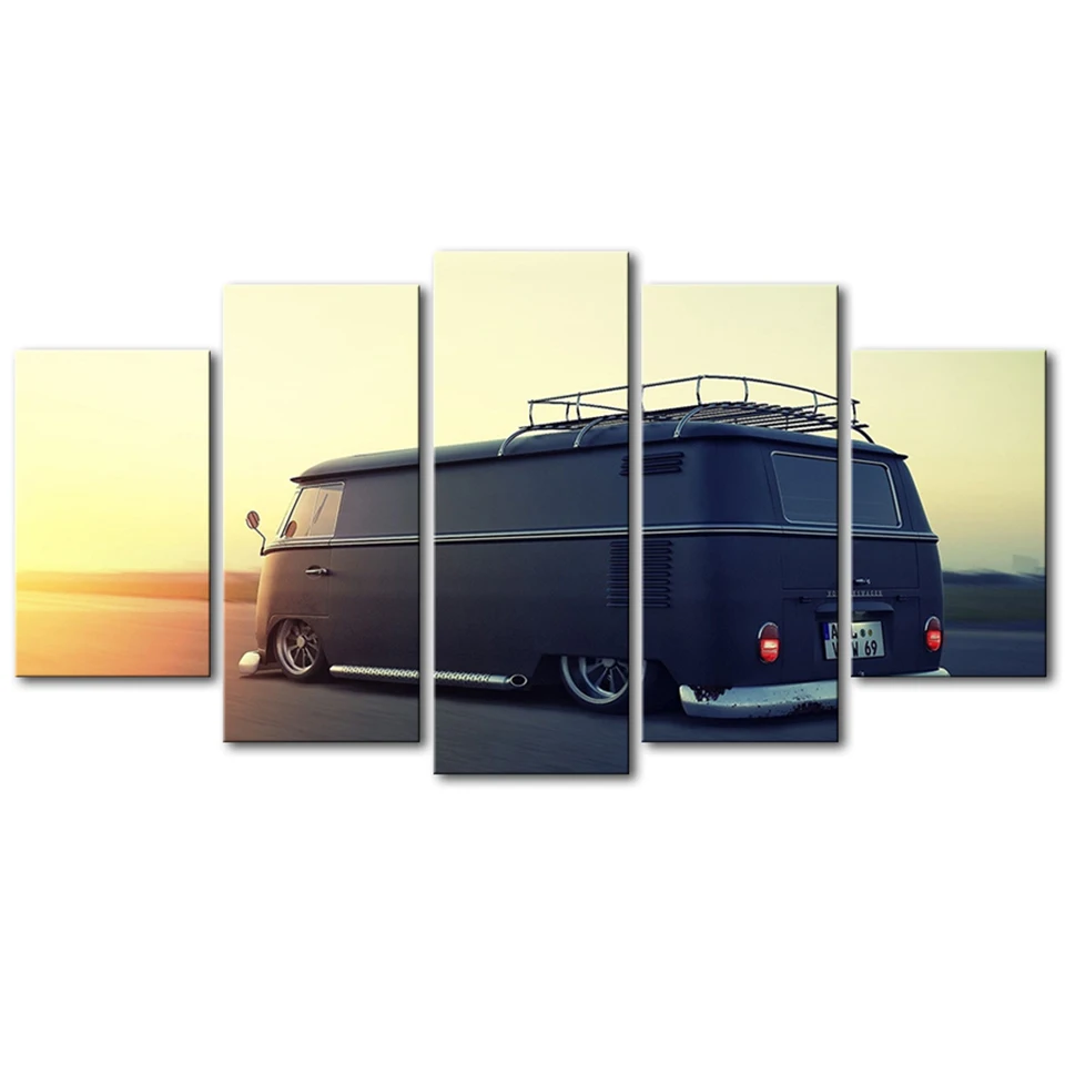 Home Framework Living Room HD Printed Modern Painting 5 Panel Black Car Modular Decoration Posters Picture On Canvas Wall Art
Home Framework Living Room HD Printed Modern Painting 5 Panel Black Car Modular Decoration Posters Picture On Canvas Wall Art