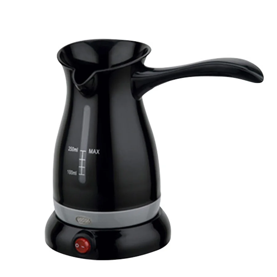 Portable Turkey Coffee Maker Electrical Coffee Pot Food Grade 360 Degree Rotate Boiling Pot Food Grade Coffee Kettle 250 ml
Portable Turkey Coffee Maker Electrical Coffee Pot Food Grade 360 Degree Rotate Boiling Pot Food Grade Coffee Kettle 250 ml