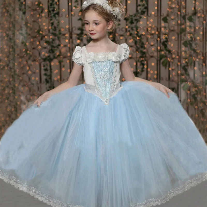 Cosplay Snow Queen Anna Dress Casual Cartoon Girls Dress Halloween Performance Costume Princess Dresses 3-10 Years Kid Clothes
Cosplay Snow Queen Anna Dress Casual Cartoon Girls Dress Halloween Performance Costume Princess Dresses 3-10 Years Kid Clothes