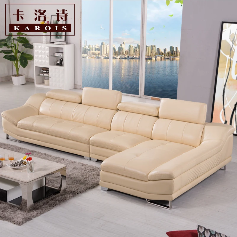 Image factory selling high quality genuine leather sofa, section sofa, corner sofa, home furniture factory, livingroom furniture