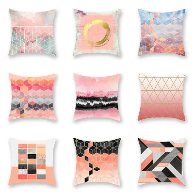 Nordic Style Geometric Marble Cushion Cover Colorful Graffiti Diamond Abstract Pillow Cover Bull Head Flower For Home Chair
Nordic Style Geometric Marble Cushion Cover Colorful Graffiti Diamond Abstract Pillow Cover Bull Head Flower For Home Chair
