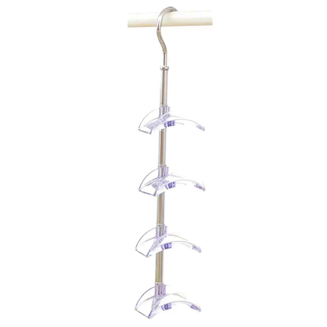 4- layers Bag Rack Belt Hanger Blue, Green, Red, Transparent Holder Hook for Indoor Closet Organizer Storage
4- layers Bag Rack Belt Hanger Blue, Green, Red, Transparent Holder Hook for Indoor Closet Organizer Storage