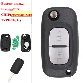 New 2 Buttons remote key 433MHz PCF7961M for Renault Symbol Megane3 Captur Kadjar 2013 2014 2015 2016 2017
New 2 Buttons remote key 433MHz PCF7961M for Renault Symbol Megane3 Captur Kadjar 2013 2014 2015 2016 2017