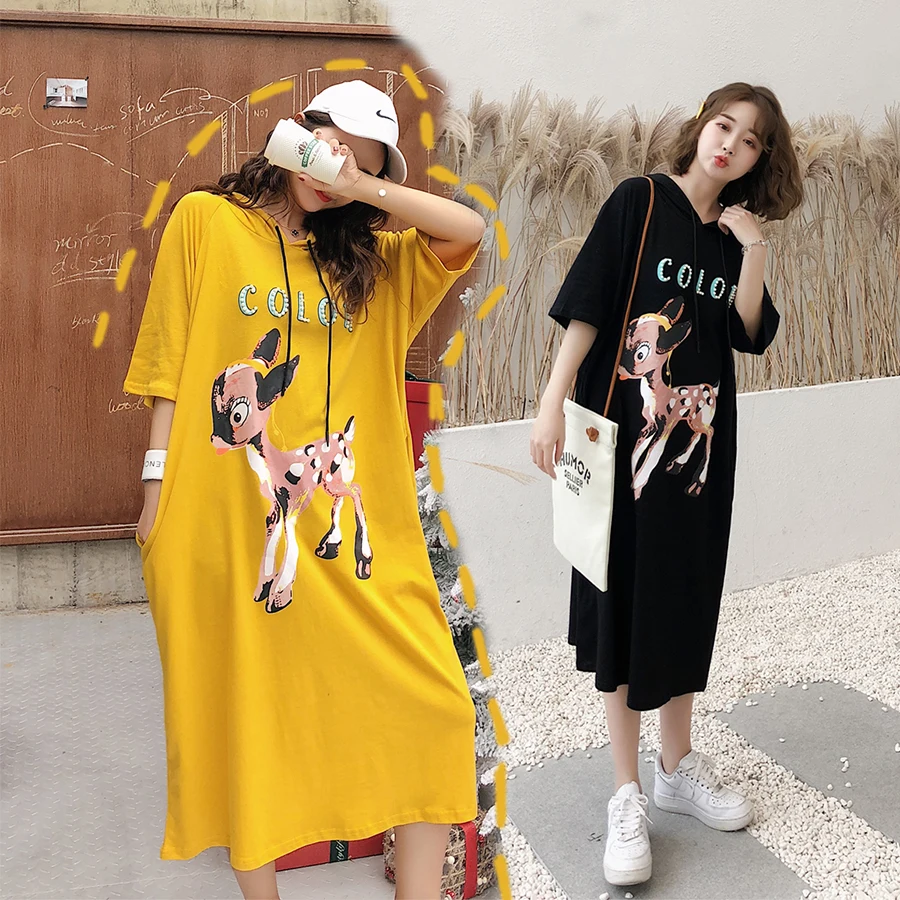 Korean Style lovelyanmial Print Long oversized dress 100/100 cotton Fit Comfy Flowy Cute Swing Tunic Dress
Korean Style lovelyanmial Print Long oversized dress 100/100 cotton Fit Comfy Flowy Cute Swing Tunic Dress