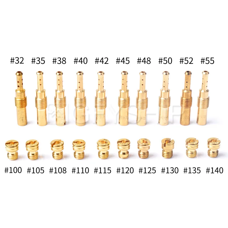 20PCS Universal Motorcycle Carburetor Main Jet And Slow Pilot Jets CVK PWK Carburador Injector Nozzle For Mikuni Keihin Koso OK
20PCS Universal Motorcycle Carburetor Main Jet And Slow Pilot Jets CVK PWK Carburador Injector Nozzle For Mikuni Keihin Koso OK
