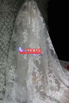 2 Yards 135cm Width Embroidered Jacquard Voile Mesh Sequin Lace Fabric Material for DIY Dresses and Bride Wedding Dresses
2 Yards 135cm Width Embroidered Jacquard Voile Mesh Sequin Lace Fabric Material for DIY Dresses and Bride Wedding Dresses